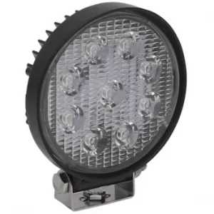 image of Sealey LED3R Round Work Light with Mounting Bracket 27W LED