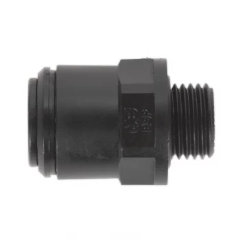 Image of Straight Adaptor 6MM X 1/4" BSP Pack of 5 (John Guest Speedfit - PM010612E)