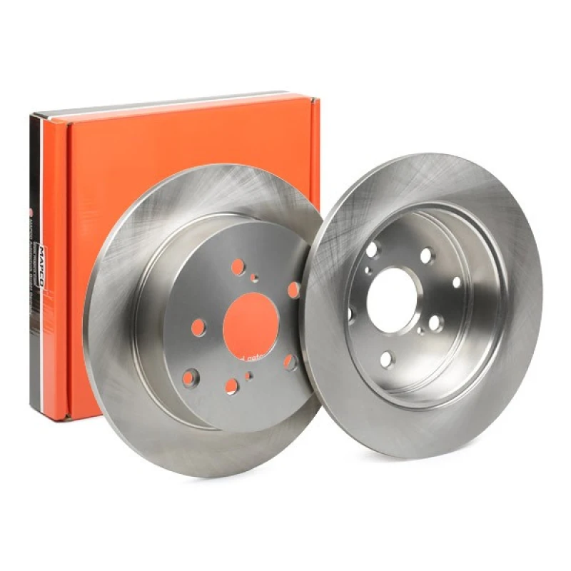 Image of MAPCO 45571 Brake disc Rear Axle, Solid Brake Disc (82)