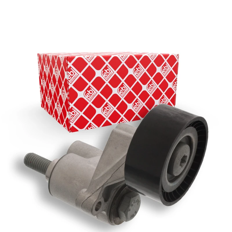Image of FEBI BILSTEIN 09791 Tensioner with screw Belt Tensioner,v-ribbed belt (541)