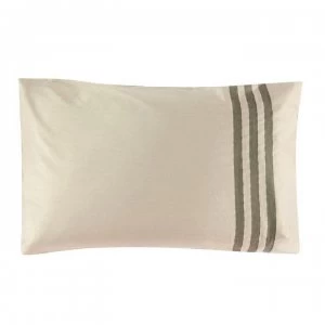 Image of Hotel Collection Langham Pillowcase Pair - Grey