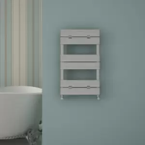 image of Carisa - Elliptic Bath Aluminium Towel warmer 1190x500 1790 BTUs Polished Anodised