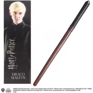 image of Draco Malfoy PVC Wand and Prismatic Bookmark by The Noble Collection