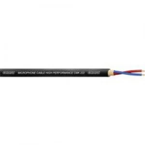 Image of Microphone cable 2 x 0.22 mm2 Black Cordial
