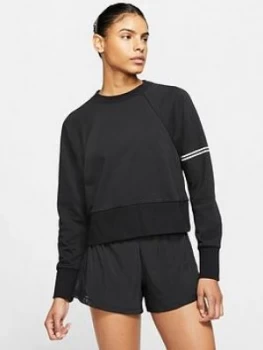 image of Nike Training Get Fit Sweatshirt - Black Size M Women