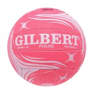 Image of Gilbert Pulse Match Netball - Pink/White
