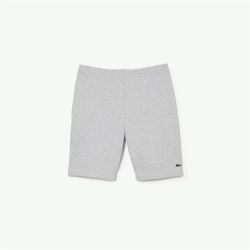 Image of Lacoste Organic Brushed Cotton Sweatshorts Grey L