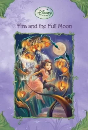 Image of Fira and the full moon by Gail Herman