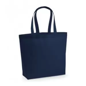 Image of Westford Mill Premium Cotton Maxi Tote Bag (Pack of 2) (One Size) (French Navy)