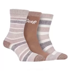 image of Jeep 3 Pack Performance Boot Socks Ladies - Multi