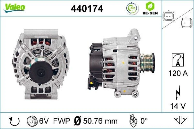 Image of Alternator VALEO 440174