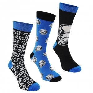 Image of Star Wars Wars Crew Socks 3 Pack Junior - Star Wars