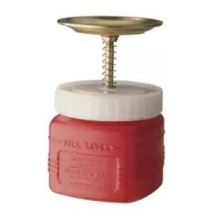Image of Justrite Plunger can, polyethylene, capacity 1 l