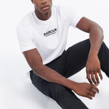 Image of Barbour International Mens Formula T-Shirt - White - S