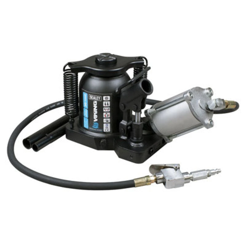 Image of Sealey Viking Air / Hydraulic / Manual Low Profile Bottle Jack AM20SLE Weight Capacity: 20 Tonne