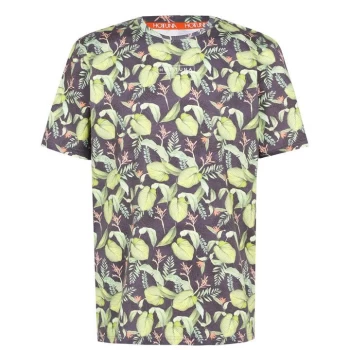 Image of Hot Tuna Fun T Shirt Mens - Navy Floral
