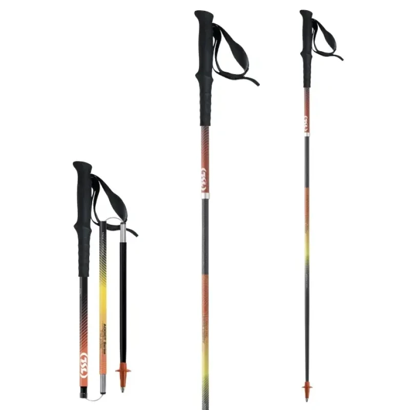 Image of Trail stick TSL Trail Carbon 4 Ultra Mid (x2) Orange Unisex 115 cm