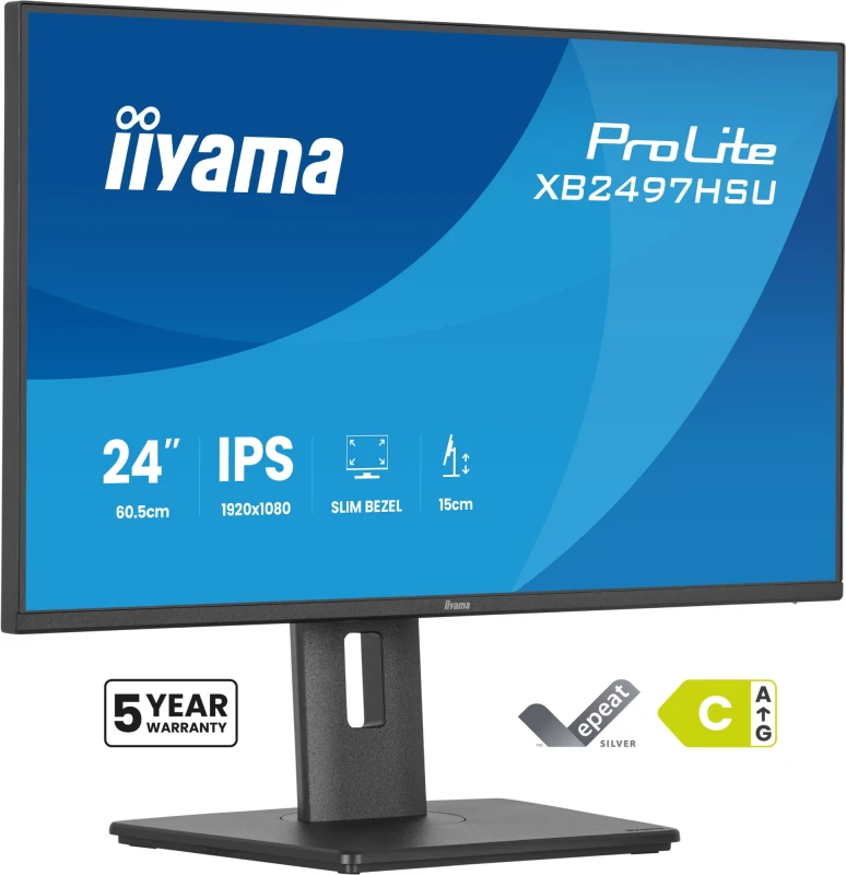 Image of iiyama ProLite XB2497HSU-B1 computer monitor 60.5cm (23.8") 1920