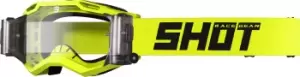Image of Shot Assault 2.0 Solid Roll-Off Motocross Goggles, yellow, yellow, Size One Size