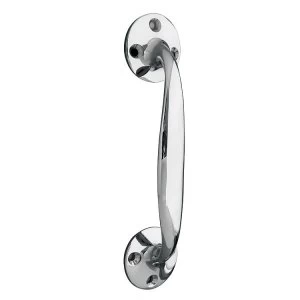 Image of Jedo Polished Chrome Brass Bow Handle