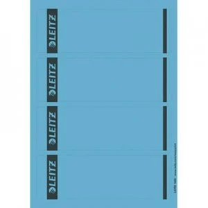 image of Leitz Lever arch file labels 16852035 61.5 x 192mm Paper Blue Permanent 100 pcs