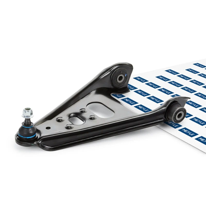 Image of MEYLE 016 050 0071 Suspension arm Control Arm, Sheet Steel, Original Quality, Front Axle Right, with rubber mount Sheet Steel Track Control Arm (273)