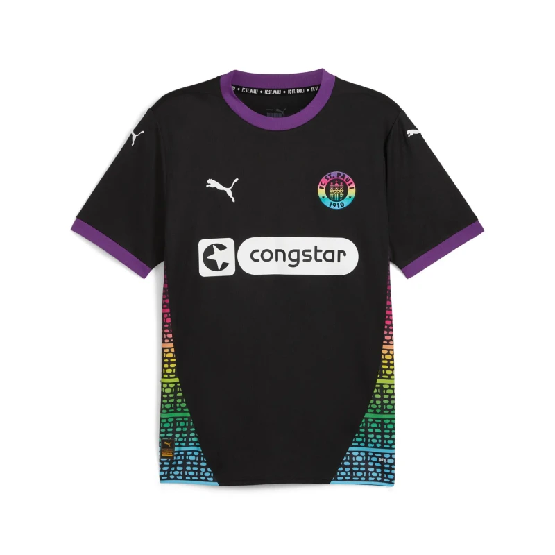Image of Puma St Pauli Third Shirt 2024 2025 Adults - Black S