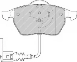Image of Ferodo FDB1463 Brake Pad Set Front Axle Premier Car