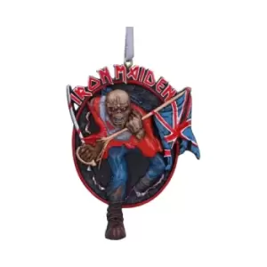 image of Iron Maiden The Trooper Hanging Ornament 8.5cm