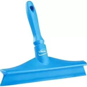 Image of Vikan Wiper with mini handle, length 245 mm, pack of 20, blue