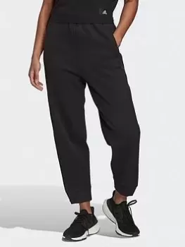 Image of adidas Mission Victory Regular Fit 7/8 Tracksuit Bottoms, Black Size M Women