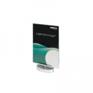 Image of Deflecto A4 Swivel Sign Holder Clear DE691101