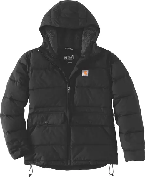 Image of Carhartt Relaxed Midweight Utility Ladies Jacket, black, Size XL for Women