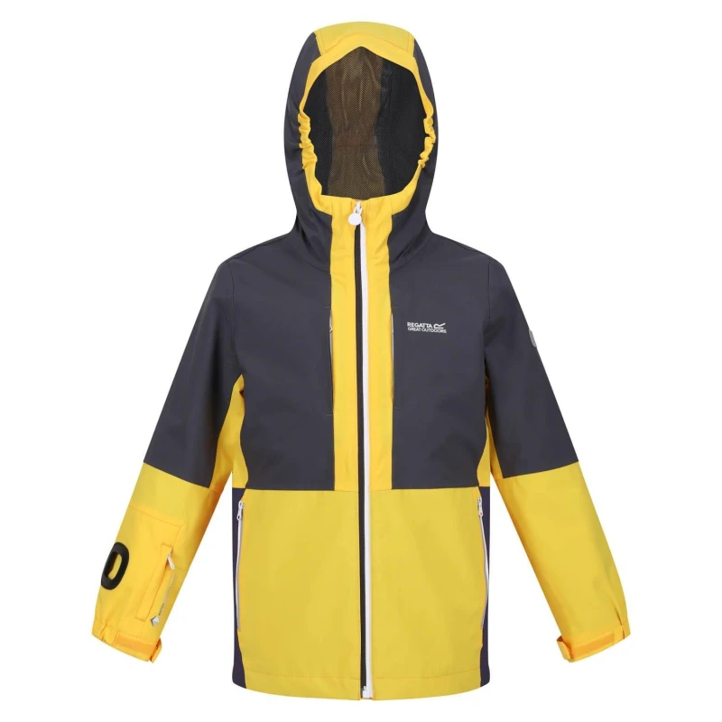 Image of Regatta Boys Hydrate VIII 3in1 Waterproof Breathable Jacket 14-15 Years - Chest 86-89cm (Height 164-170cm) Californi Yellow/Seal Greay RKP261B-IHE-14