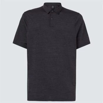 Image of Oakley Oakley Heather Polo Shirt Mens - Black