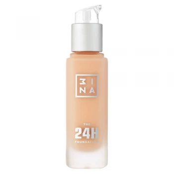 image of 3INA Makeup The 24H Foundation 30ml (Various Shades) - 627 Light Peach