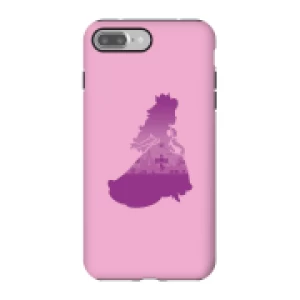 Image of Nintendo Super Mario Peach Silhouette Phone Case - iPhone 7 Plus - Tough Case - Gloss
