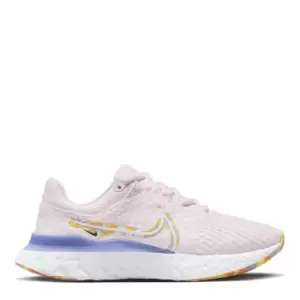 image of Nike React Infinity Run Flyknit 3 Premium Womens Road Running Shoes - Pink