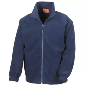 image of Result Mens Full Zip Active Fleece Anti Pilling Jacket (3XL) (Navy Blue)