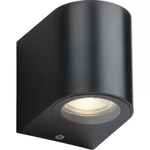 Image of Alana - 230V IP65 GU10 Polycarbonate Single Wall light - Black - ALC1BK - Knightsbridge