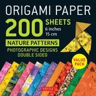 Image of origami paper 200 sheets nature patterns 6 15cm tuttle origami paper high