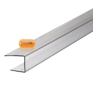 image of Snapa 10mm Clear Polycarbonate C Section 2m