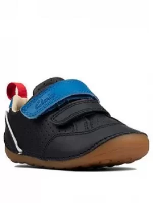 Image of Clarks First Tiny Sky Shoe, Navy, Size 3 Younger