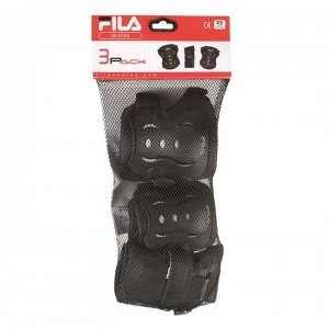 image of Fila Skate Protection 3 Pack Junior - Black