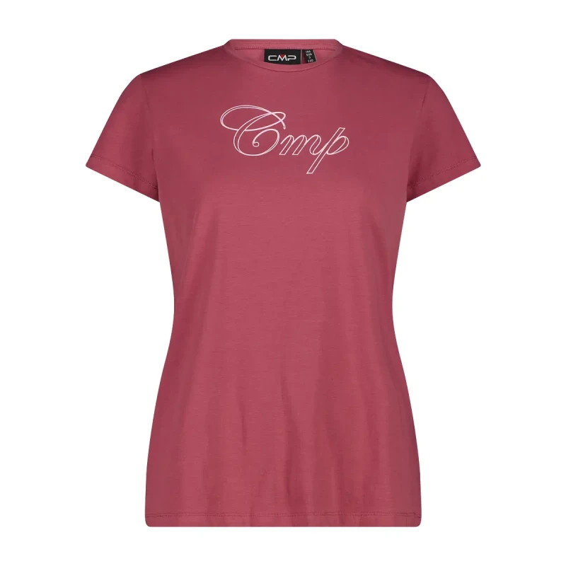 Image of CMP Womens T-Shirt CMP Logo Rose Female 2XS