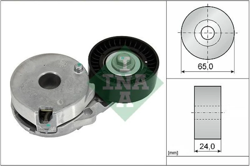 Image of Tensioner Lever, v-ribbed belt INA 534 0733 10
