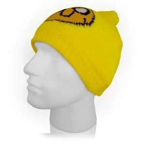 image of Adventure Time - Jake Face Unisex One Size Beanie - Yellow