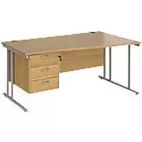 Image of Dams International Wave Desk MC16WRP3SO 1,600 x 725 x 800 - 990 mm