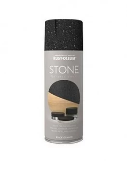 image of Rust-Oleum Stone Black Granite 400Ml