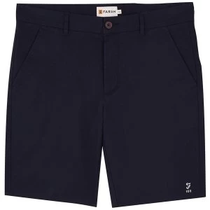 image of Farah Mens Bassett Chino Shorts True Navy 36